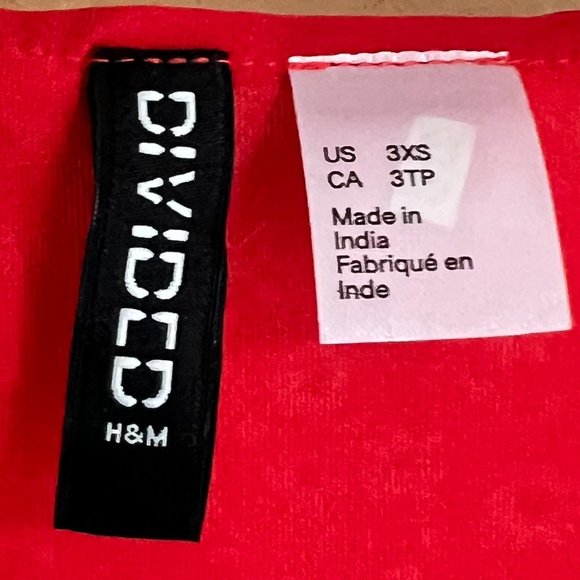 DIVIDED Floral Red Dress - Picture 8 of 8